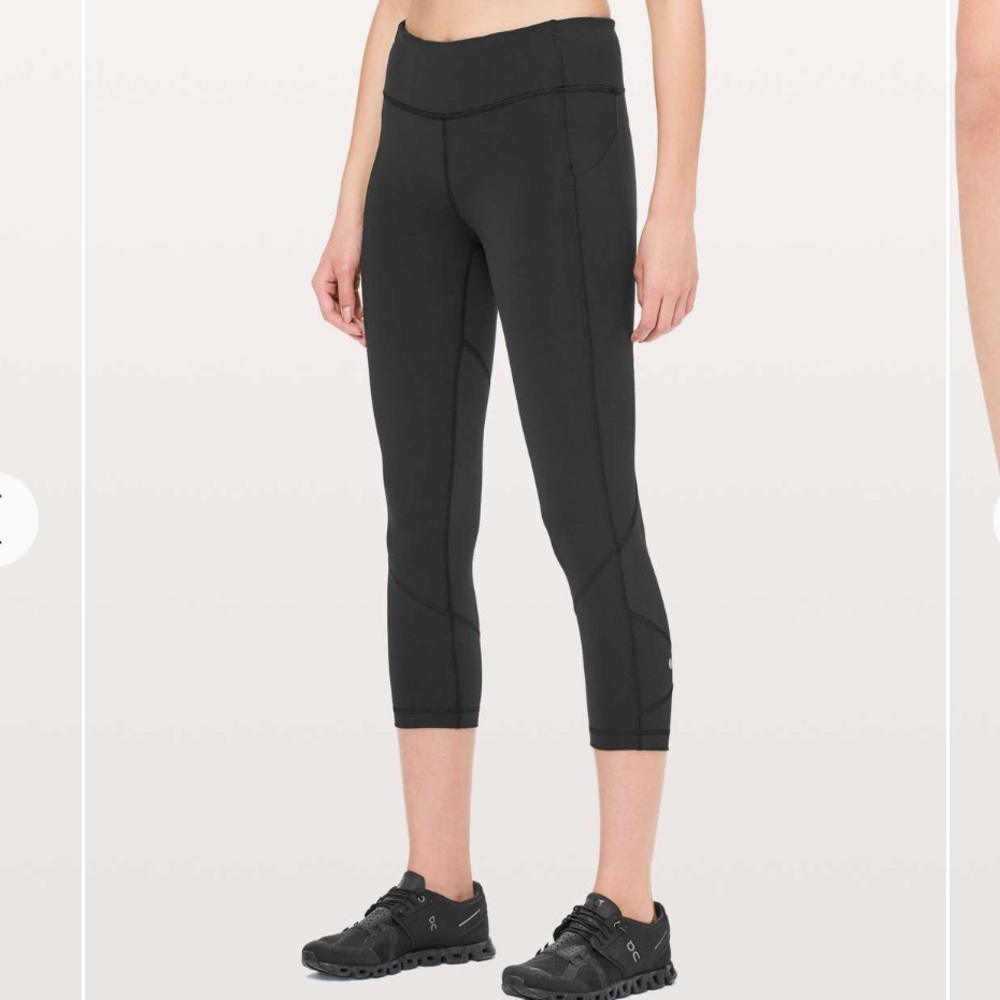 Lululemon Pace Rival Crop- black